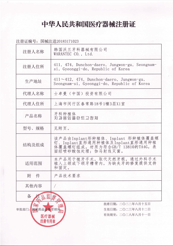 NMPA Certificate for Fixtures NMPA Certificate for Fixtures